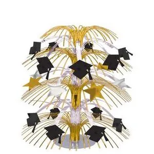 Black, Gold & Silver Graduation Cascade Centerpiece offers at $3.75 in Party City