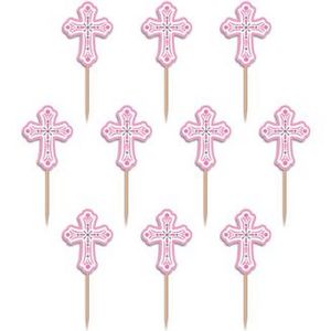 Pink Communion Party Picks 36ct offers at $1.5 in Party City