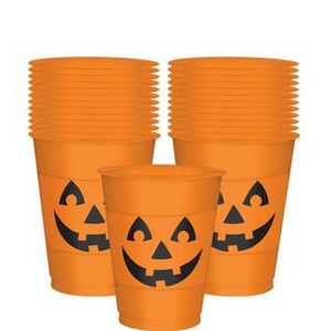Jack-o'-Lantern Cups 25ct offers at $3.75 in Party City