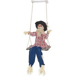 Animated Scarecrow Skeleton on a Swing, 42in offers at $26.25 in Party City