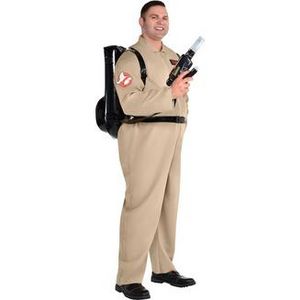 Adult Ghostbusters Plus Size Deluxe Costume with Proton Pack offers at $41.25 in Party City