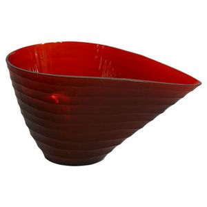 Adara Glass Bowl, Fire Red offers at $162 in Ethan Allen