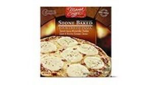 Mama Cozzi's Pizza Kitchen Stone Baked Pizza Four Cheese or Veggie offers at $4.49 in Aldi