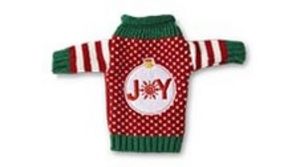 Merry Moments Ugly Sweater Wine Bottle Cover offers at $3.99 in Aldi