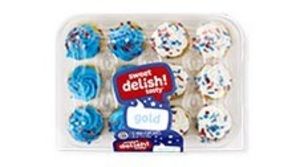 Delish! Patriotic Mini Cupcakes offers at $3.89 in Aldi
