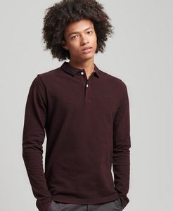 Vintage Tipped Long Sleeve Polo Shirt offers at $41.21 in Superdry