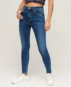 Organic Cotton High Rise Skinny Denim Jeans offers at $44.96 in Superdry