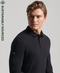 Studios Organic Cotton Long Sleeve Polo Shirt offers at $34.97 in Superdry