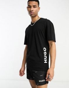 Hugo relaxed beach t-shirt in black offers at $42.33 in 