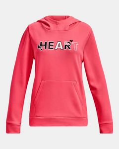 Girls' Armour Fleece® Heart Hoodie offers at $20.97 in Under Armour