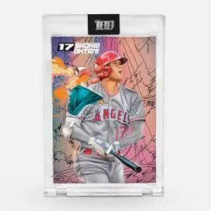 Topps Project100 Card 81 - Shohei Ohtani by Gianni Lee - Deluxe Edition offers at $150 in Topps