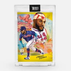 Topps Project100 Card 76 - Michael Harris II by Gianni Lee - Deluxe Edition offers at $100 in Topps