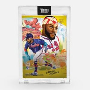 Topps Project100 Card 76 - Michael Harris II by Gianni Lee - Artist Signed Artist Proof Edition offers at $400 in Topps