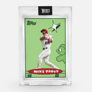 Topps Project100 Card 68 - Mike Trout by Father Steve offers at $20 in Topps