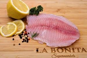 Filete De Mojarra /Tilapia Fillet offers at $2.99 in La Bonita Supermarkets
