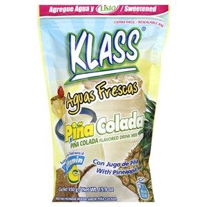 Klass Drink Mix, Pina Colada Flavored, 15.9 oz (450 g) offers at $2.5 in La Bonita Supermarkets