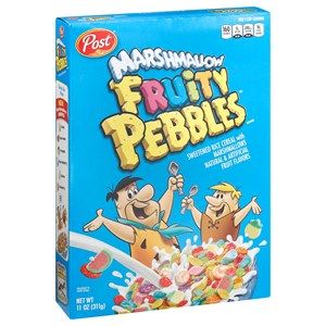 Fruity Pebbles Cereal, Marshmallows, 11 oz (311 g) offers at $2.99 in La Bonita Supermarkets