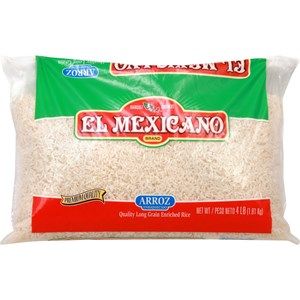 El Mexicano Rice, Long Grain, Enriched, 4 lb (1.81 kg) offers at $3.99 in La Bonita Supermarkets