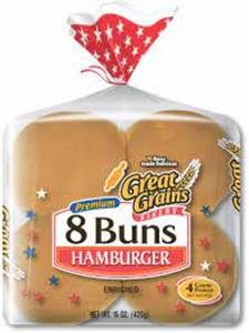 Great Grains Hamburger Buns, 8 pack offers at $2.19 in La Bonita Supermarkets