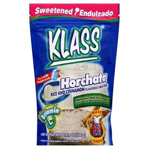 Klass Drink Mix, Horchata, Rice and Cinnamon Flavored, 14.1 oz (400 g) offers at $2.5 in La Bonita Supermarkets