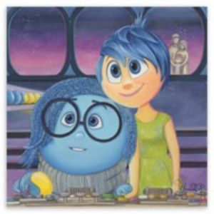 Inside Out ''Joy and Sadness'' Giclée by Michelle St.Laurent – Limited Edition offers at $149.99 in Disney Store