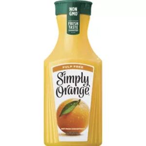Simply Orange Pulp Free Juice Bottle, 52 Fl Oz offers at $4.29 in Al's Supermarket