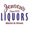 Jensen's Liquors logo