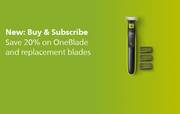 20% off OneBlade and replacement blades deals at 