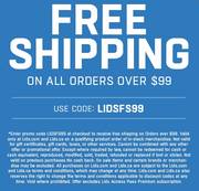 Free Shipping on all orders over $99 deals at 