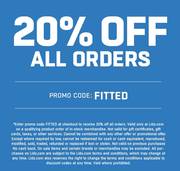 20% off all orders with code deals at 