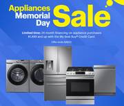 Best Buy offer | Appliances Memorial Day Sale | 5/24/2022 - 6/8/2022